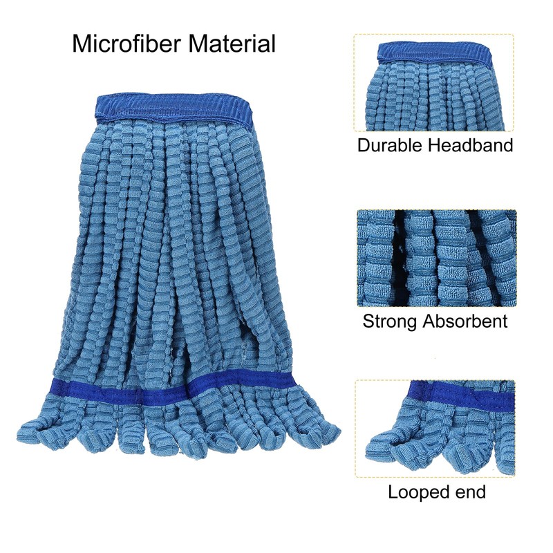 sourcing map Commercial Mop Head Replacement 19 Oz 35.4 Inch