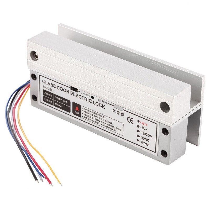 Generic Electric Bolt Lock with Feedback Signal for Frameless Glass