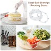 uxcell 12Pcs 3 Inch Rotating Swivel Stand with Steel Ball