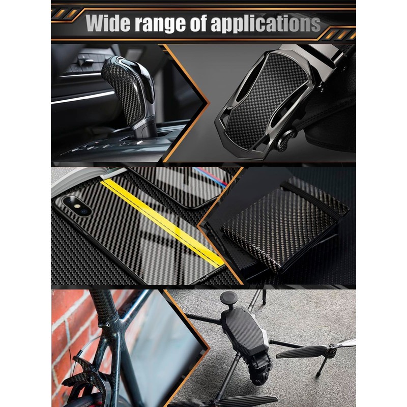 Kalolary Carbon Fiber Board, Real Carbon Fiber Sheets 0.5mm-5mm, 100%