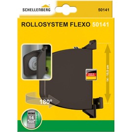 Schellenberg 50141 Screw-On Winder Flexo Opening Mini, Brown