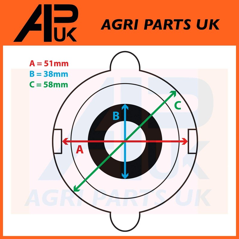APUK 13lbs Radiator Cap Replacement for Ford 2000 3000 3600