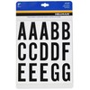Hillman 842282 Pack Adhesive Letters, 2-Inch, Black/White