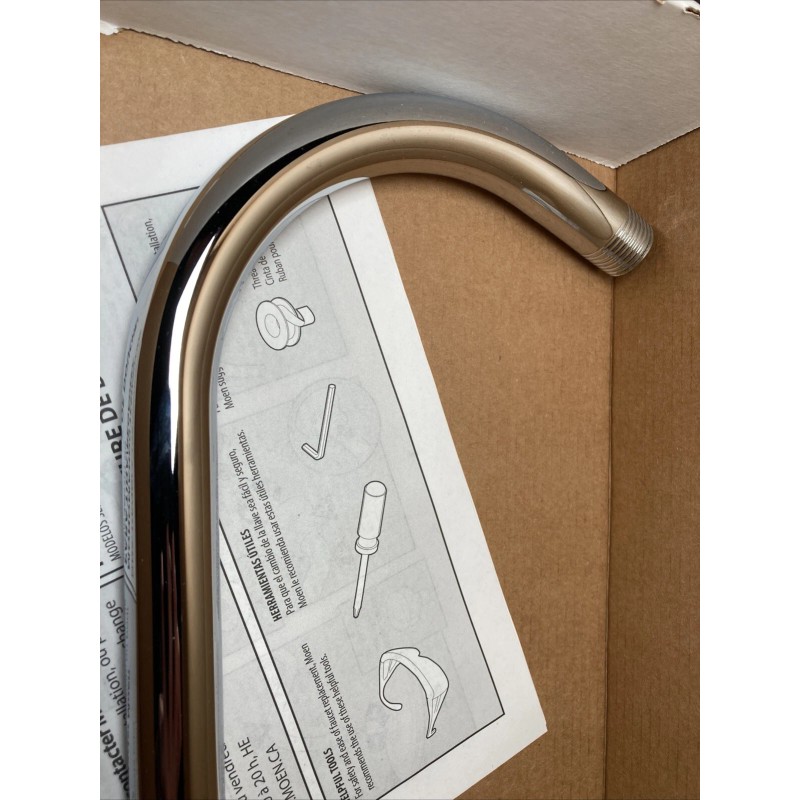 Moen Waterhill S113 14" Shower Arm & Flange in Polished