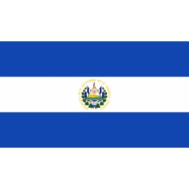 El Salvador Flag of USA made High Quality Metal Fridge Magnet 2.75 x 4  9058