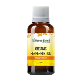 Nature's Shield Organic Peppermint Essential Oil 50 ml