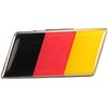 MOMOALA Aluminium German Germany Flag Badge Grille Emblem Car Sticker