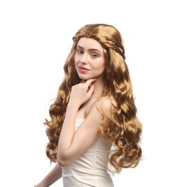 WIG ME UP - 91323-ZA27-ZA27A Women's Wig Very Long Wavy Golden Blonde Brown Mix Elaborately Braided Middle Parting Romantic Fairy Tale Hippie