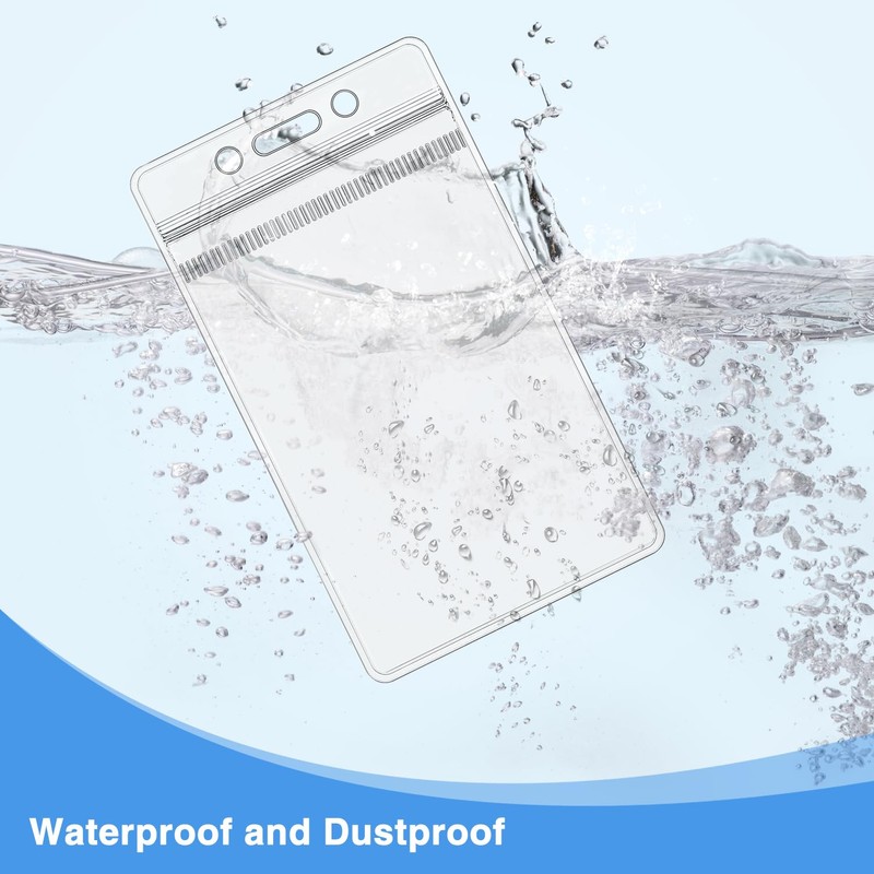 10 Pack Badge Holder Sealable Waterproof Clear Vertical Holder Fit