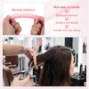 MBAIYO 6 Pcs Rat Tail Combs, Pink C Curved and