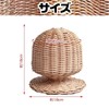 IMPACT Online Hat Stand Rattan Mannequin Head Hat Hanging Rest