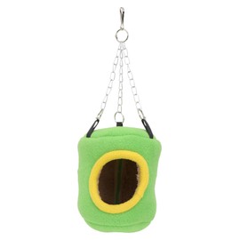BESPORTBLE Warm Parrot Nest Bed Cozy Bucket Shaped Hammock for Parrots Parakeets Cockatiels Material for Winter Comfort Easy to Hang Cages
