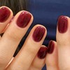 AkiliBIELY Short Press on Nails Square Red Cherry Cute Fantasy