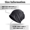 BUZZxSELECTION CAP040 Men's Knit Hat, 2-Way Velour Cap, Neck Warmer,