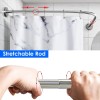 Adjustable L-Shaped Curved Stainless Steel Shower Rod Premium Rust-Resistant Curtain