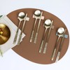 Queensense Titanium Premium Flower Butterfly Cutlery Set for 4, Spoons