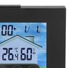 Weather Clock with Color Touch Screen Backlight Indoor Outdoor Thermometer