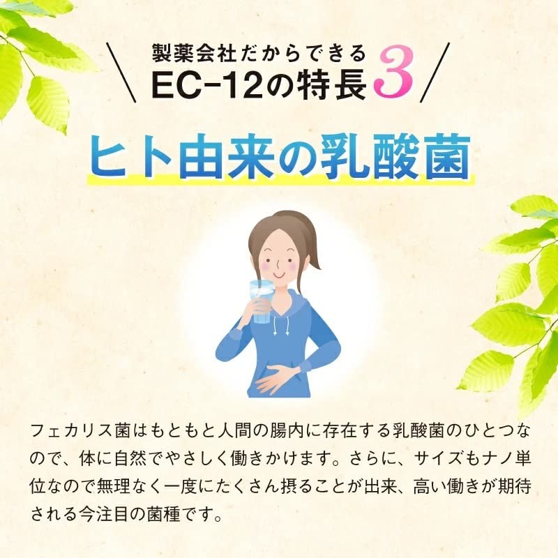 Hisamitsu EC-12 Lactic Acid Bacteria Chewable, 120 Tablets