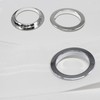 WedDecor Plastic Eyelet 40mm Curtains Drapery Circle Slide Rings Clips