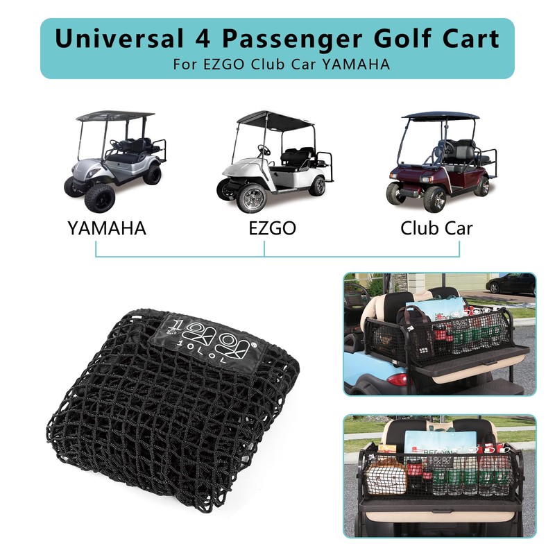 10L0L Golf Cart 4 Passenger Reticulum Bag for Yamaha EZGO