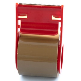 BAZIC 1.88" X 800" Tan Packing Tape w/Dispenser