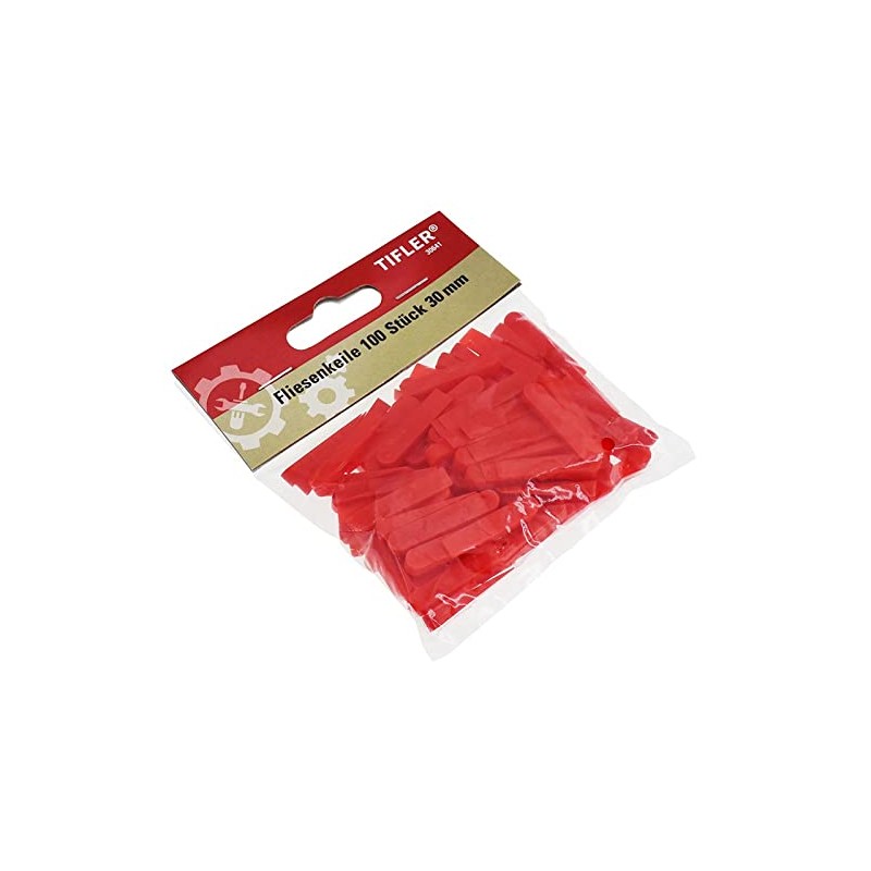 Tifler Tile Wedges Pack of 100 30mm 0.5-4.8mm Tile Spacers