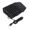 One Handed Gaming Keyboard USB Wired RGB Backlit 35 Keys