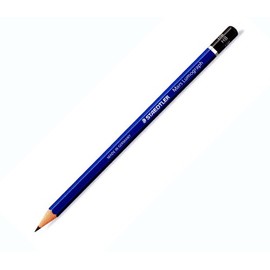 STAEDTLER Bleistift Mars Lumograph F blau