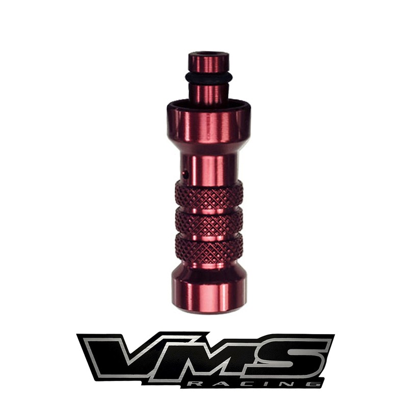 VMS Racing RED Engine Oil DIPSTICK HANDLE in Billet Aluminum
