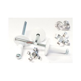 White 3/16" Pop Rivets Aluminum Large Head Exploding Banana Peel Back Fasteners .125 - .560 Grip Range