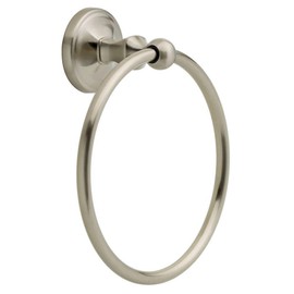 Delta Towel Holders Portman Towel Ring in Satin Nickel