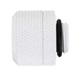 Dracaena 6 Pack G1/4" Thread to 14mm Outer Diameter, Hard Tubing Compression Fitting with high Body Design for Computer Water Cooling System, White