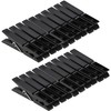 KADAX Clothes Pegs, 20 x Sturdy Plastic Clips, Colourful Sock