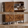 EOYUTLLY Shoe Cabinet Storage for Entryway, Narrow Shoe Rack Cabinet