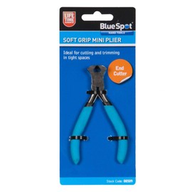 Blue Spot 08509 Mini End Cutter Plier with Dipped Handle - Blue