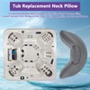 Dark Grey Hot Tub Neck Pillow Replacement for Artesian Island