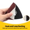 SPEEDWOX 30 Pcs Hook and Loop Triangle Sandpaper 320 Grit