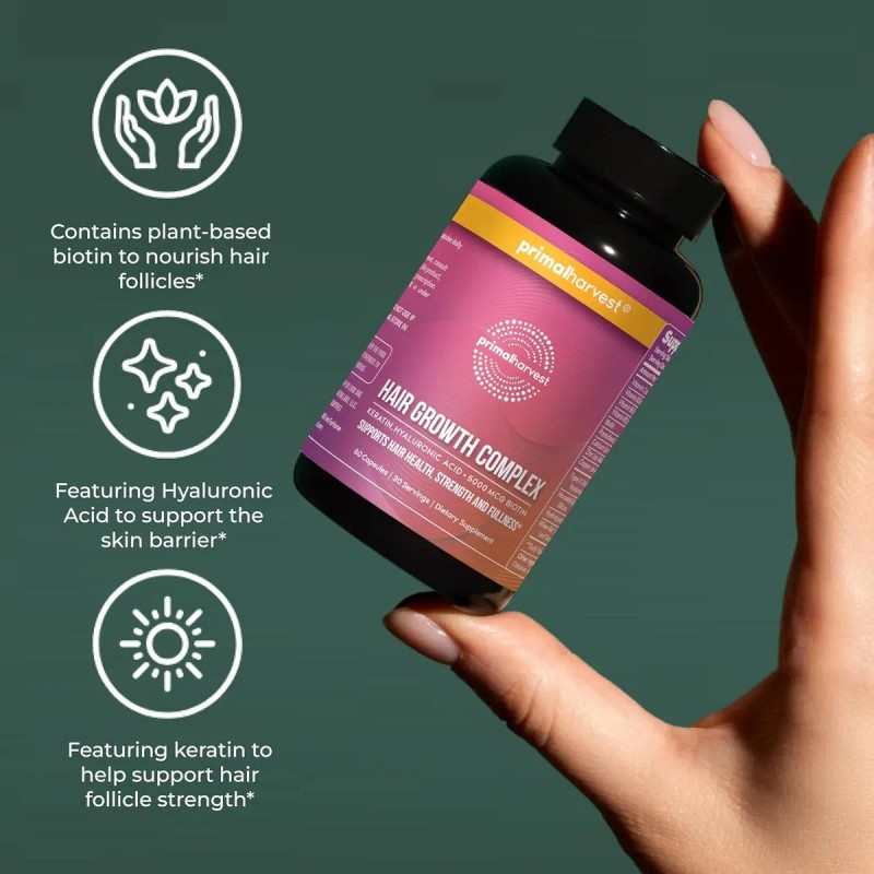 Vitaminas Crecimiento Cabello Primal Harvest