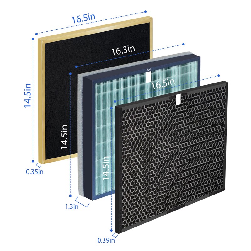 Facecool Replacement Filter Kit Compatible with Rabbit Air A3 MinusA3
