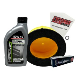 Cyclemax SS 10W-40 Transmission Oil & Tune-Up Kit compatible with 2014-2025 Kawasaki KX85