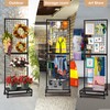 NectaCol Grid Wall Panels, 2'x 6' Gridwall Panel Display Stand