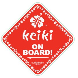 Keiki on Board Car Baby Safety Window Sticker Sign