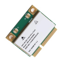 BONKZEBU Tarjeta Inalámbrica WiFi 6E intel ax210 Tarjeta WiFi de Banda de Frecuencia de 6 GHz 6 para Computadora Portátil, Inalámbrica 6E con Tecnología Adaptadores de Red para Laptops