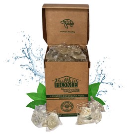 CHOMP! Zero Waste Laundry Detergent Pacs: Lemongrass Scented, High-Efficiency (HE) Detergent - 70 Pack