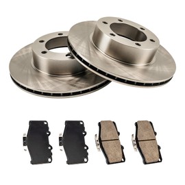 PHILTOP Front Brake Pads and Rotors kit Fit for Toyota 2004 Tacoma, 12” Brake kit Front Brakes Rotors Automotive Replacement Brake kits