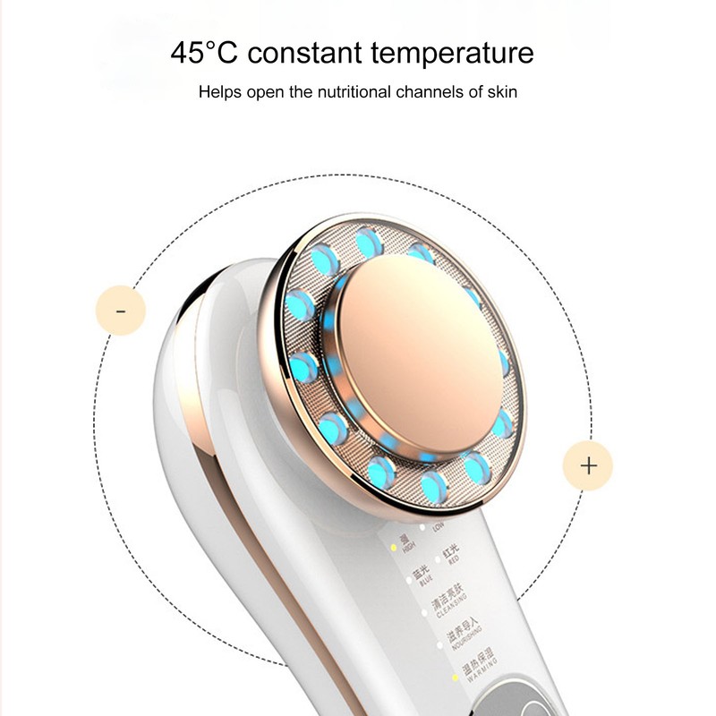 Facial Beauty Machine 3 Modes 2 Levels Deep Cleansing Red