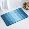 MIULEE Bath Mat, Non-Slip Shower Mat, Absorbent Bathroom Rug, Striped