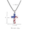 LIFKOME Fashion Necklace Alloy Hip Hop Necklace Creative Cross Pendant