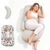 Almohadas de Embarazo para Dormir, Ergonómica, Blanquecino