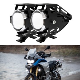 DREAMIZER Motorcycle headlight, U5 LED fog light, headlight, DRL, universal LED headlight, motorcycle, 2 pieces.